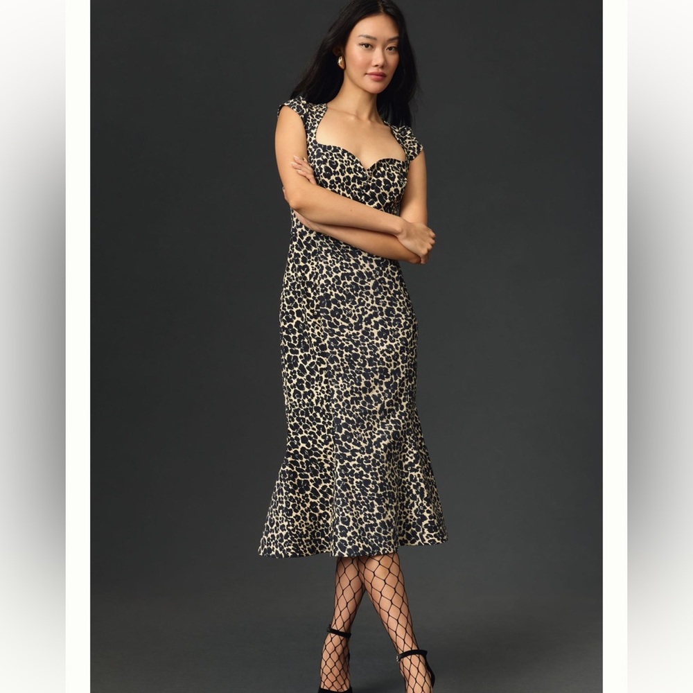 The Cecily Fit & Flare Sweetheart Dress by Maeve Size Small